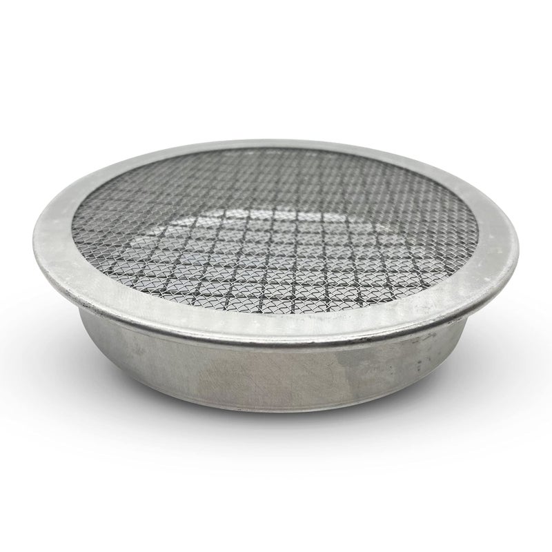 EarthMinded Rain Barrel Screen: 6 inch Round Double Screen Aluminum Does NOT fit IBC Tote - Image 1